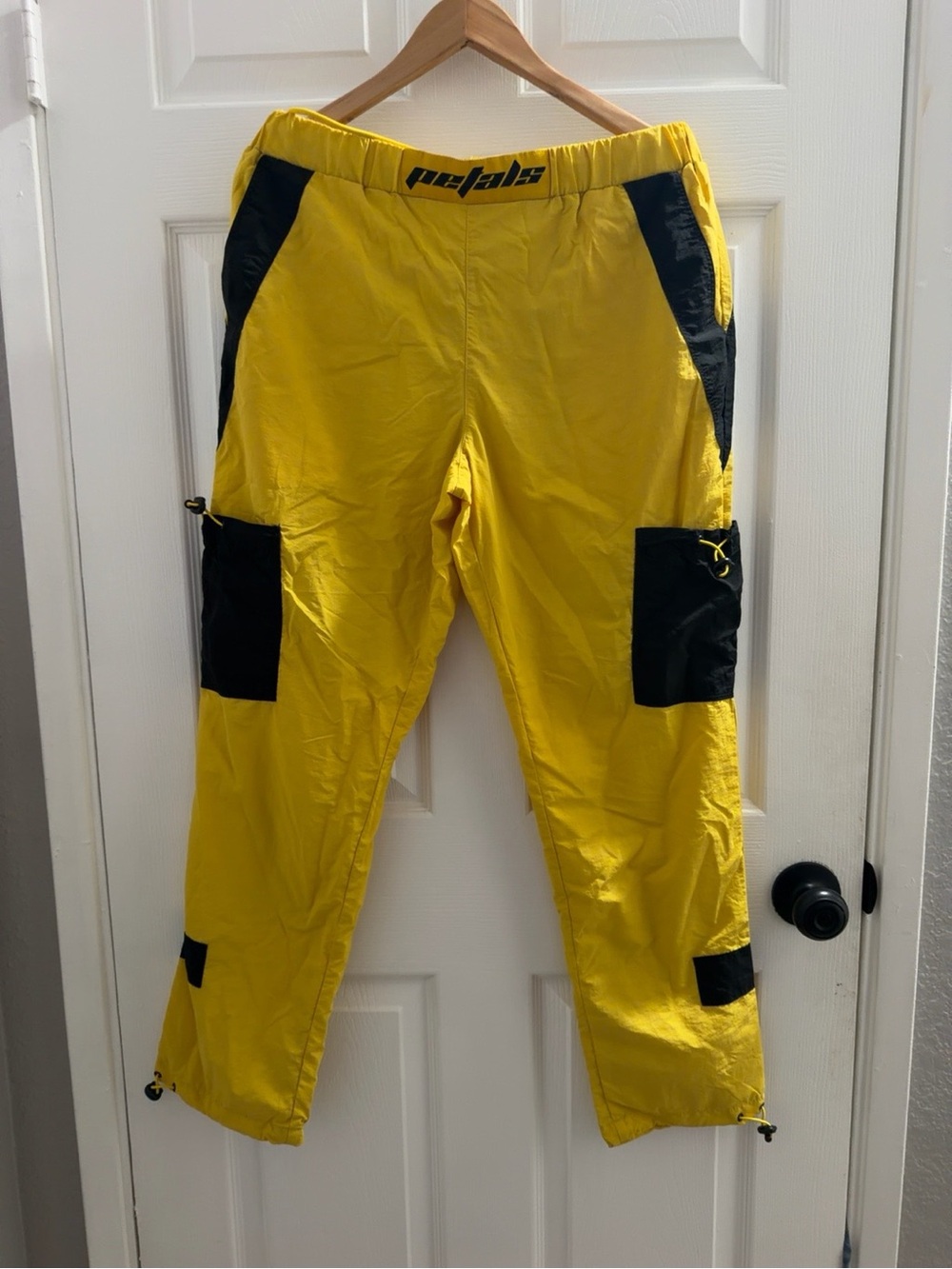 Petals by Petals & Peacocks Yellow Utility Cargo Pants